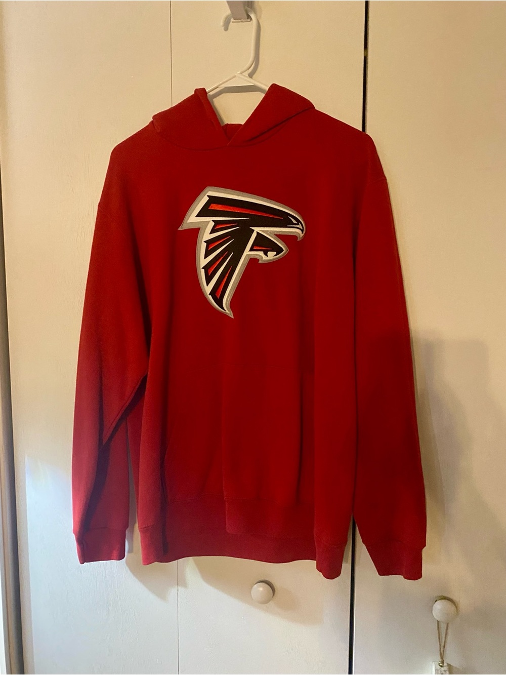Red Atlanta Falcons Pullover Hoodie Sweatshirt